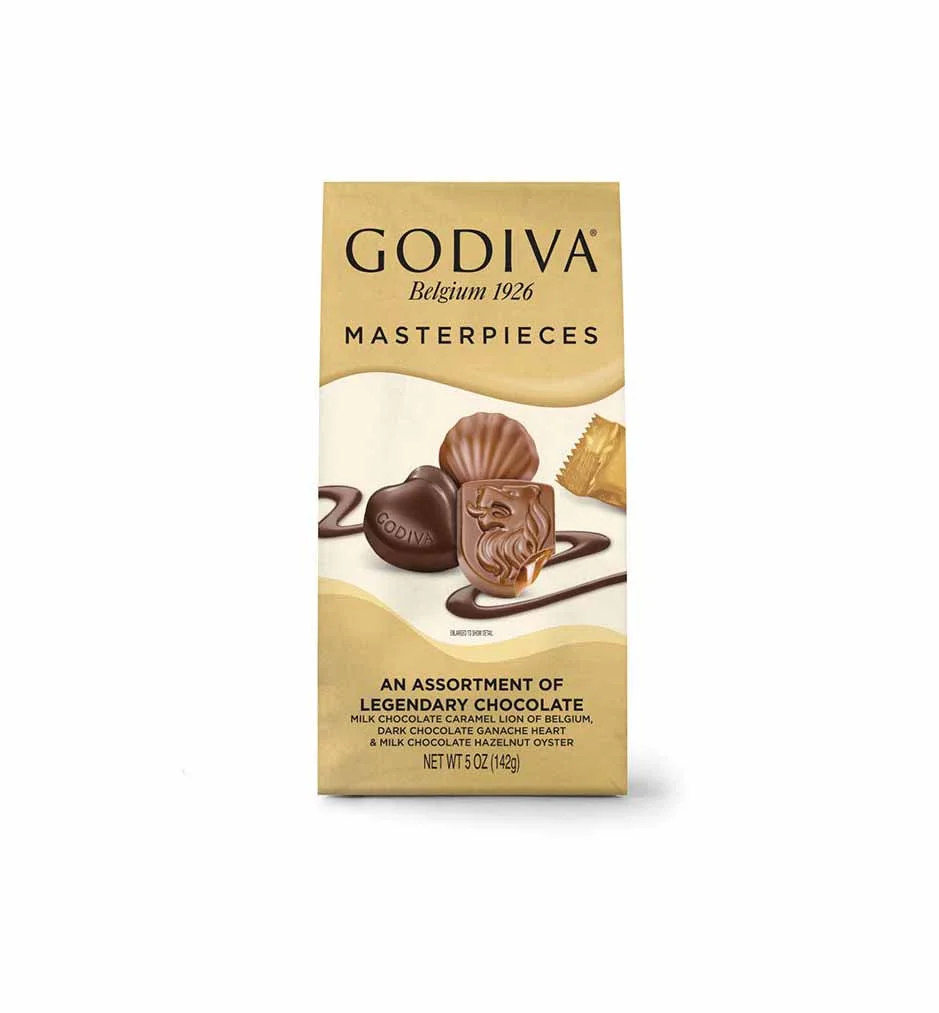 Godiva Masterpieces Assorted Set of 6 Packaging