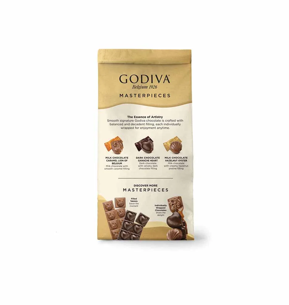 Godiva Masterpieces Assorted Set of 6 Packaging