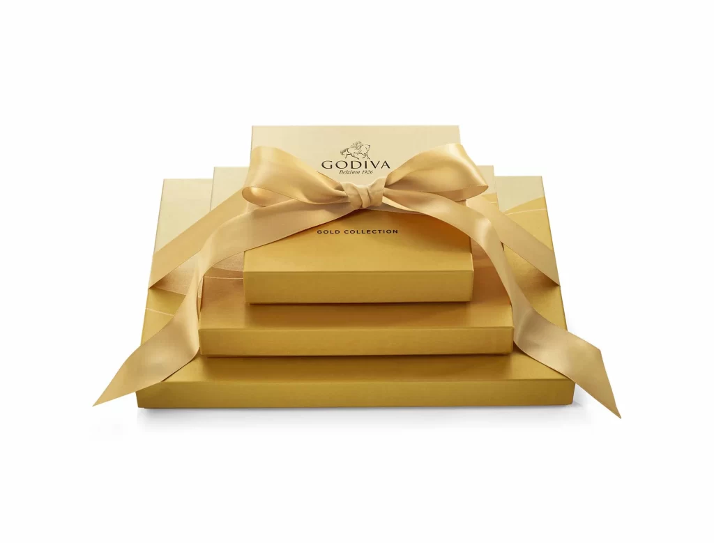 Godiva Gold Collection Tower Packaging