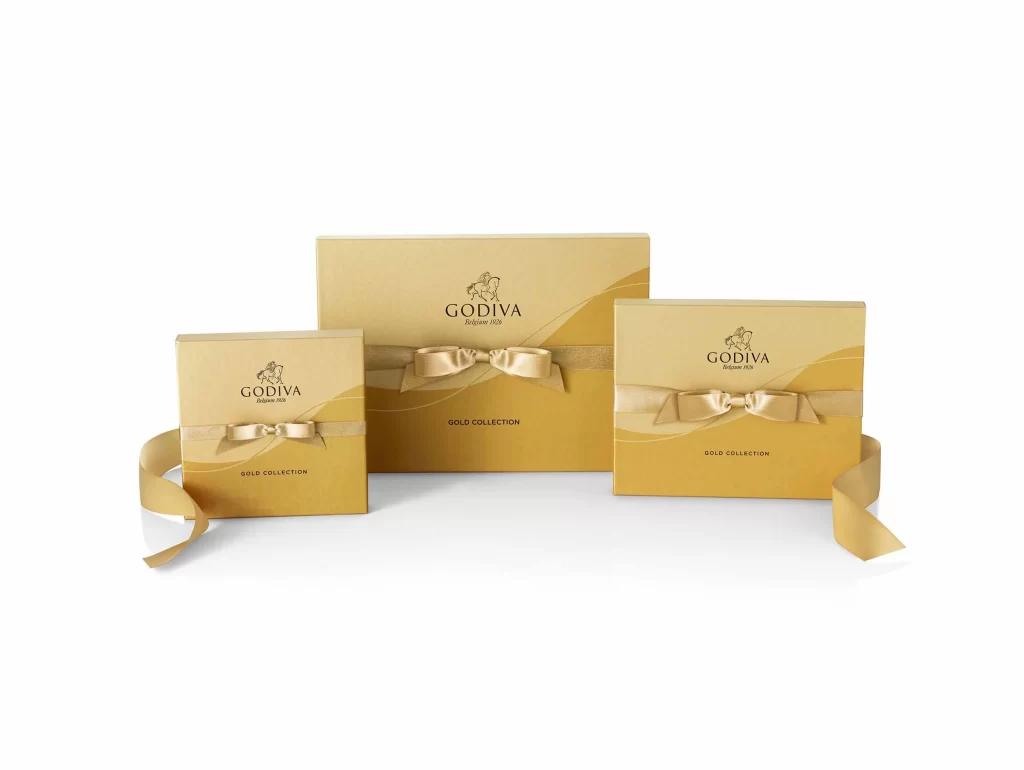 Godiva Gold Collection Tower Packaging
