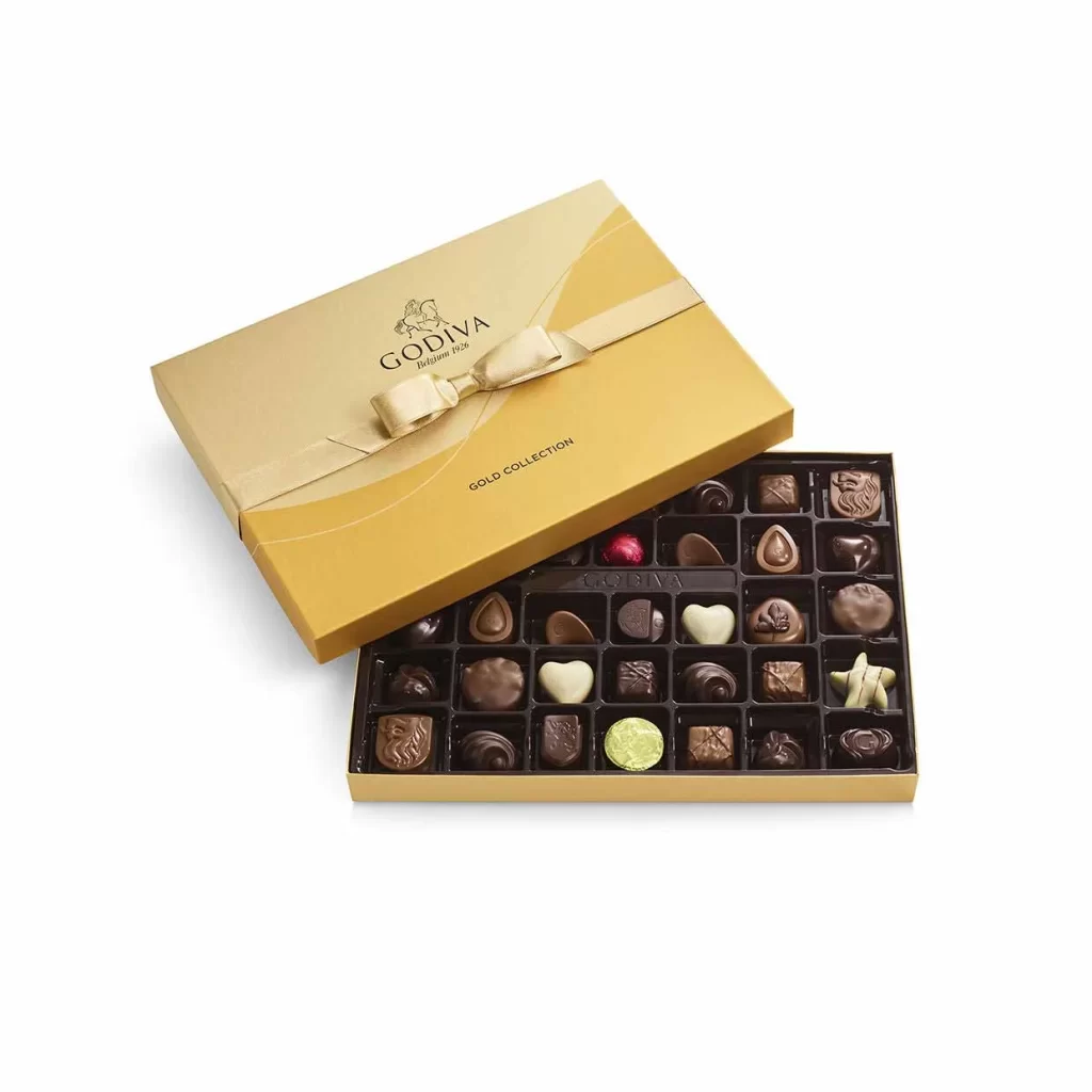 Godiva Gold Collection Tower Packaging