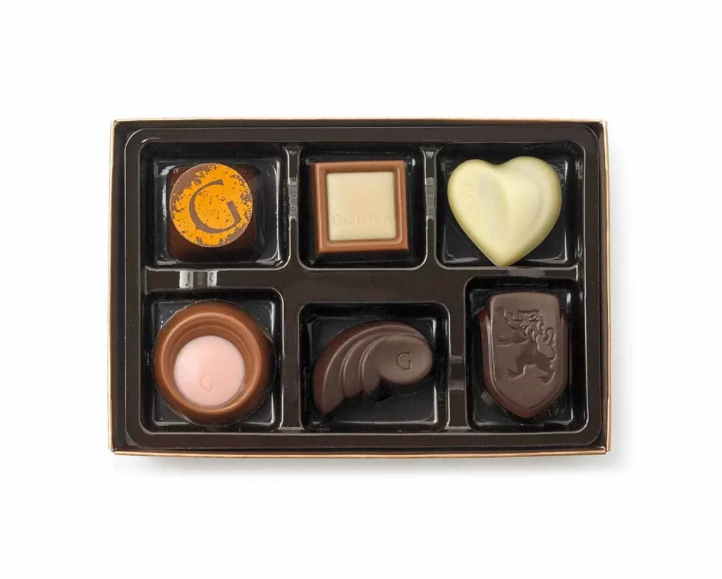 Godiva Gold Discovery Chocolate Gift Box Set Packaging