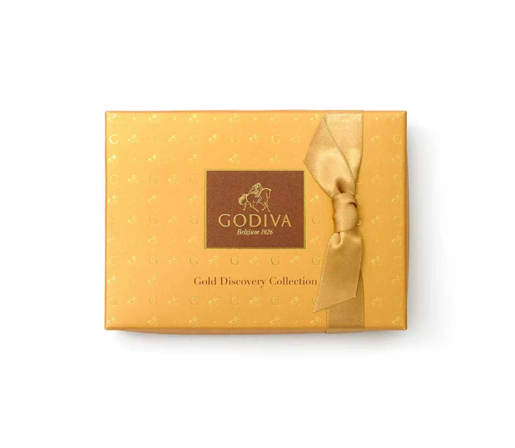 Godiva Gold Discovery Chocolate Gift Box Set Packaging