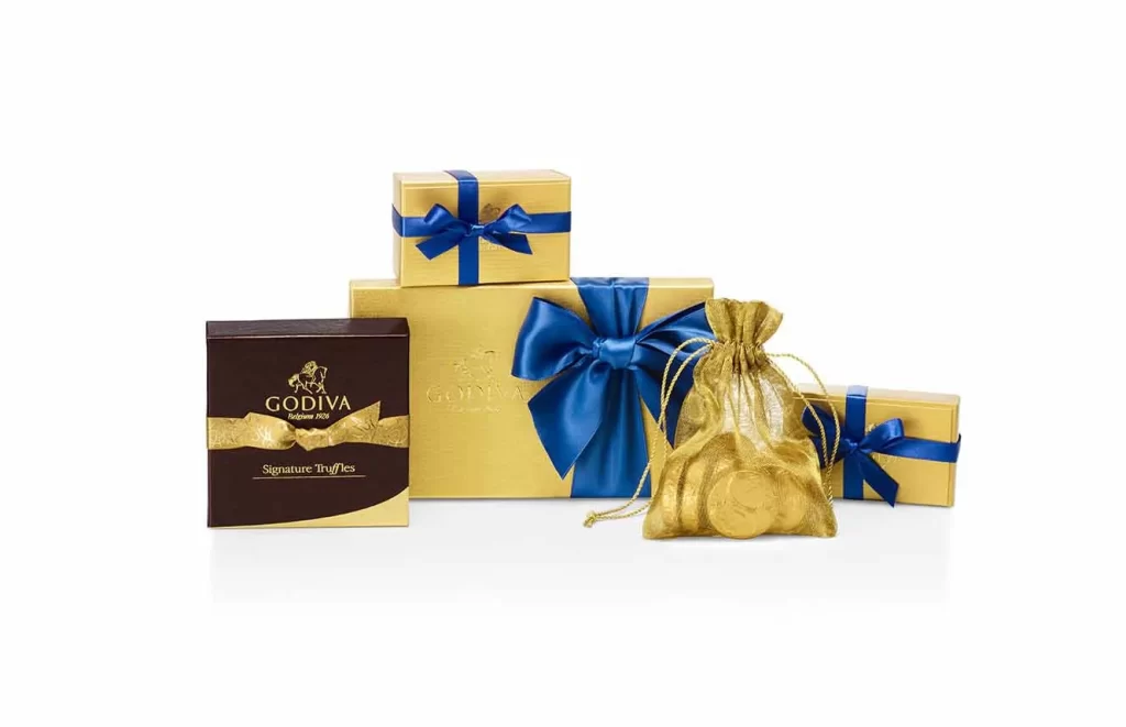 Godiva Hanukkah Chocolate Gift Box Packaging