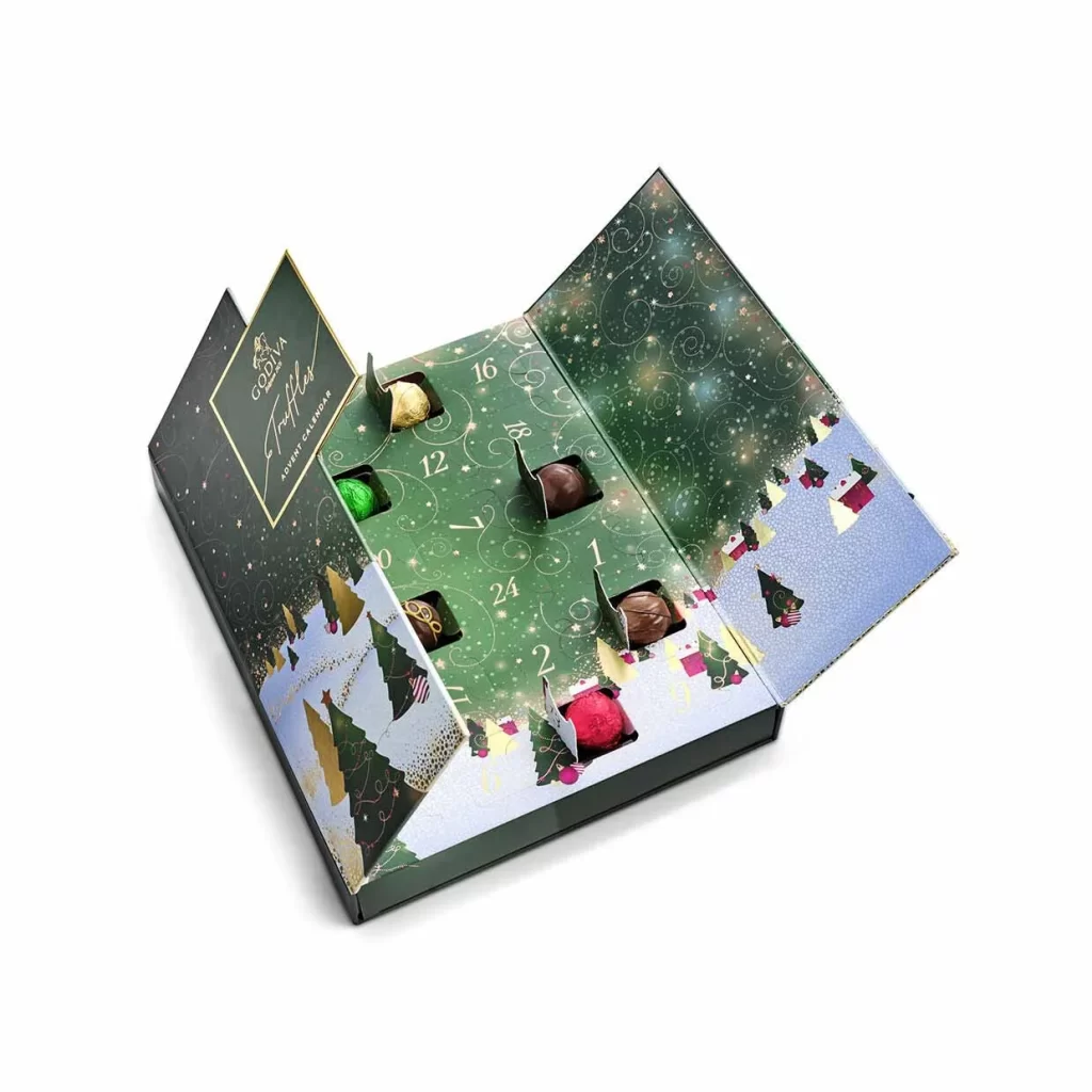 Godiva Holiday Chocolate Truffle Advent Calendar Packaging