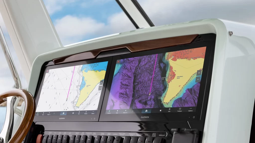 Garmin GPSMAP 740s Marine Chartplotter Product Photography