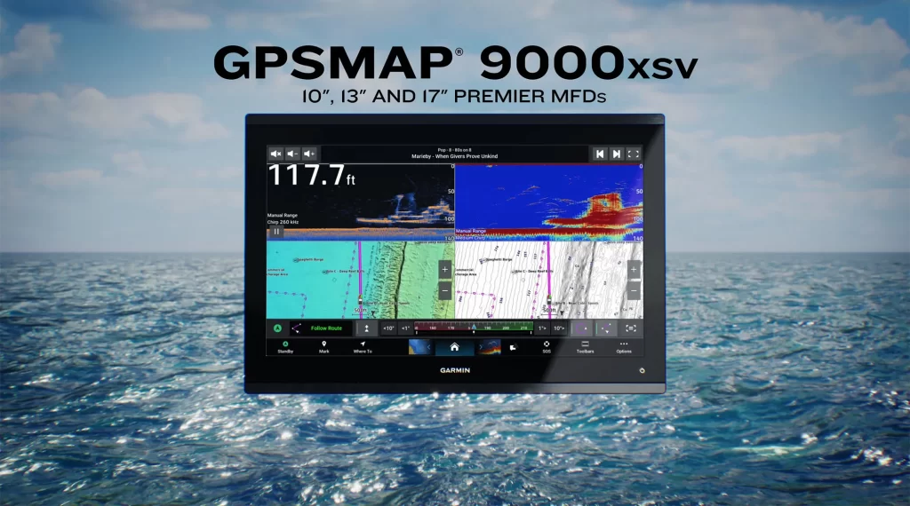 Garmin GPSMAP 740s Marine Chartplotter Product Photography