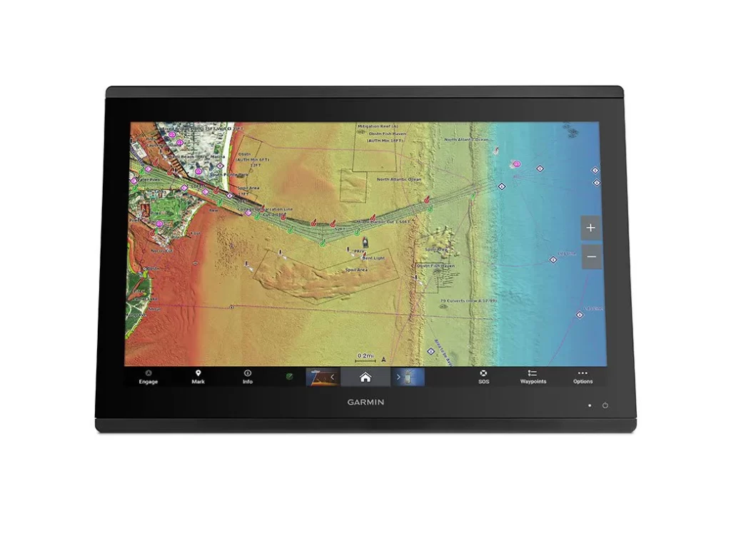 Garmin GPSMAP Marine Chartplotter Product Photography