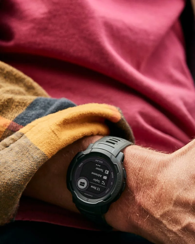 Garmin Instinct Solar Smartwatch Product Photography