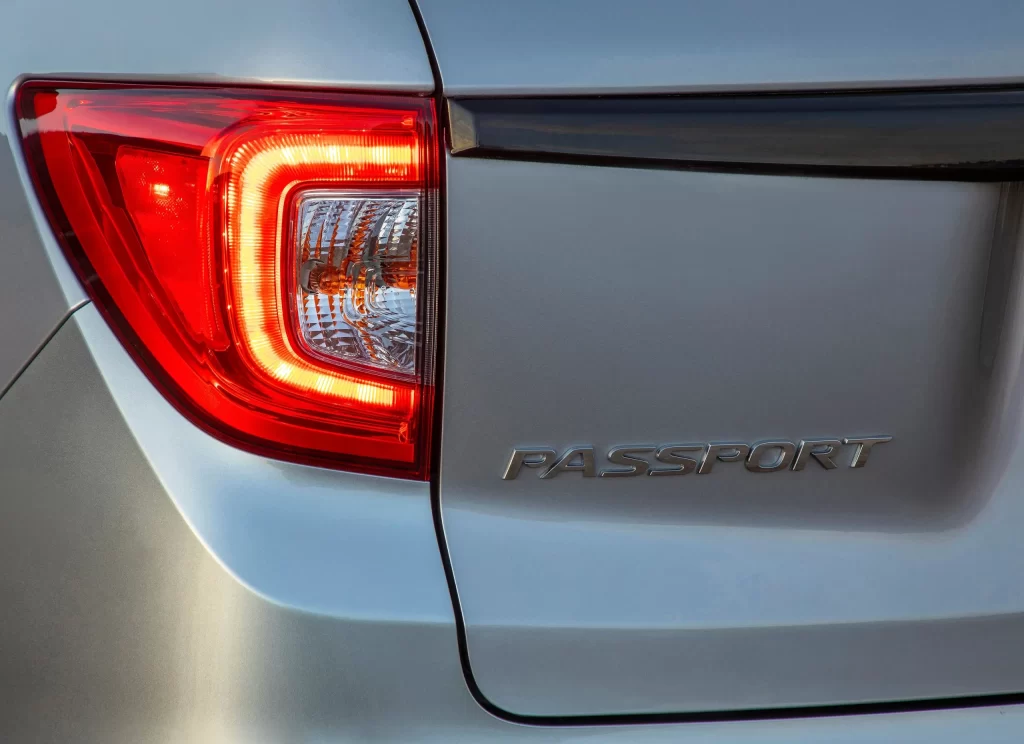 Honda Passport Rear Detail Car Photography