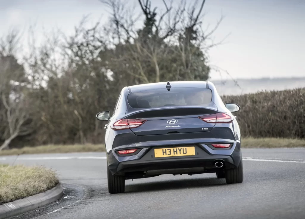 Hyundai i30 Fastback Rear Detail Car Photography