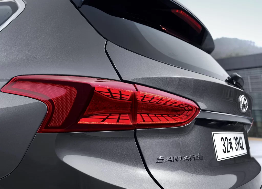 Hyundai Santa Fe Rear Detail Car Photography