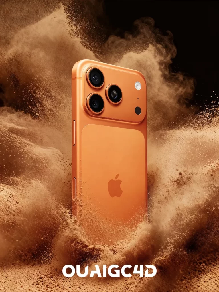 Orange iPhone 17 Advertisement