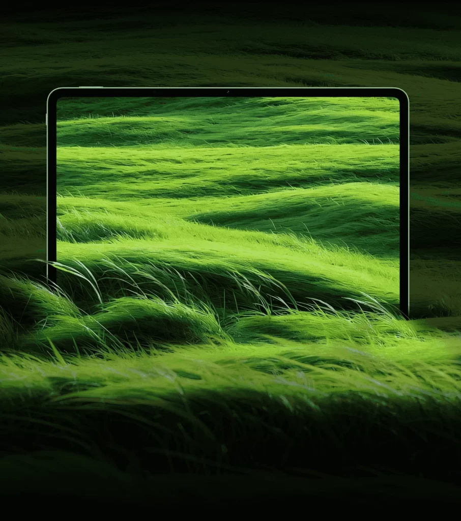 Vivo Tablet Green Grass Wallpaper Screen