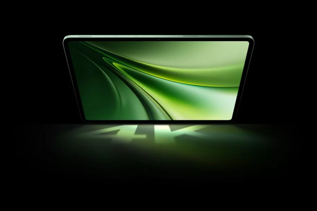 Vivo Tablet Green 4K Wallpaper Screen