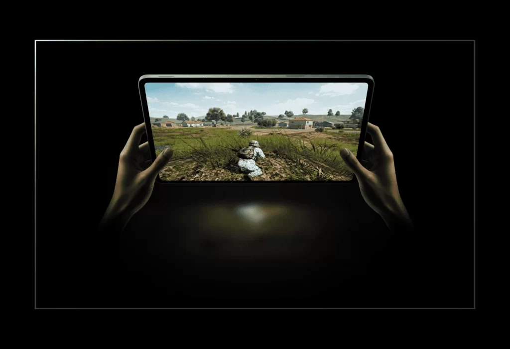 Vivo Tablet Game Screen Hands
