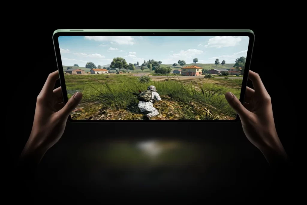 Vivo Tablet Adventure Game Screen Hands