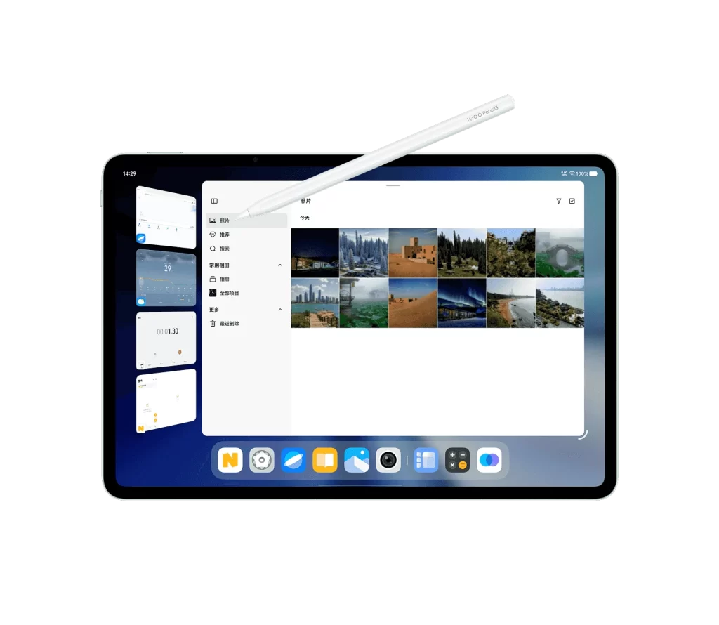 Vivo Tablet Photos App Screen UI