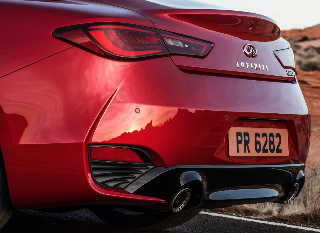 INFINITI Q60 Rear Detail Car Photography