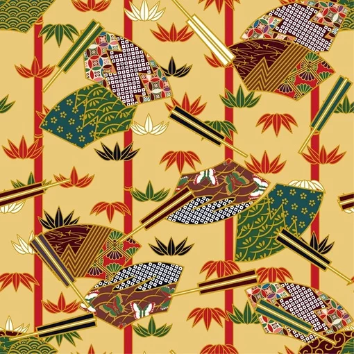 Japanese Fan Pattern Traditional