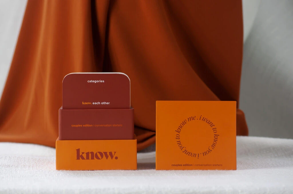 know. Conversation Starter Box Design
