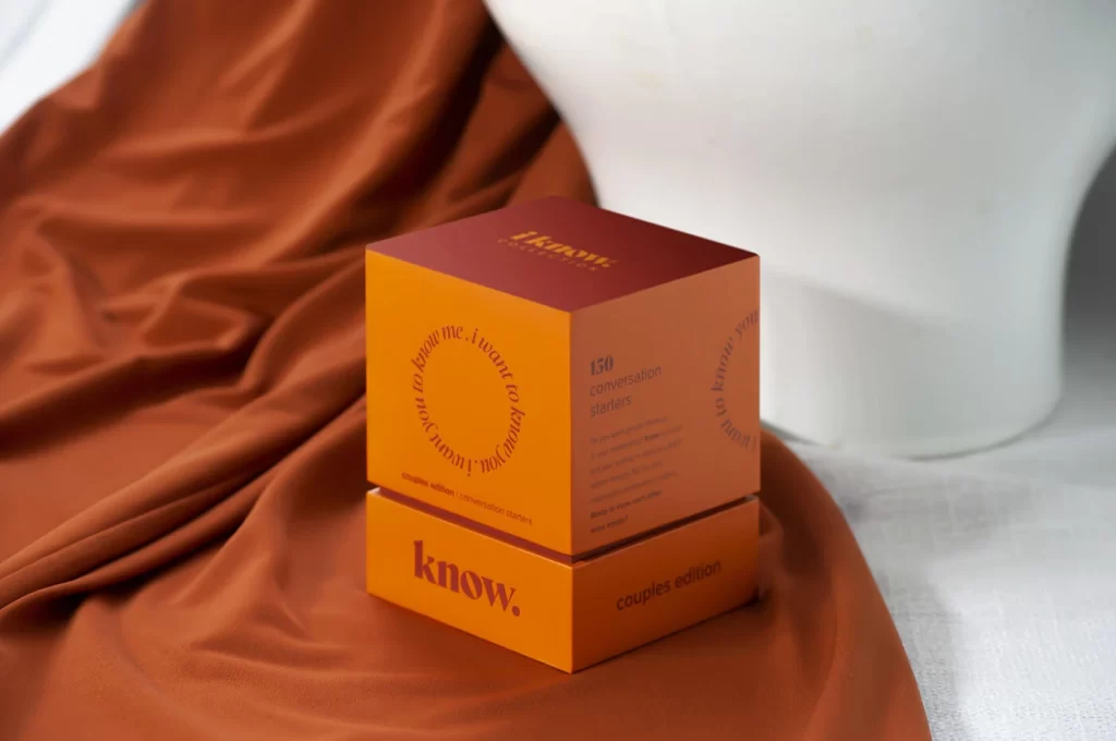 know. Conversation Starter Box Detail