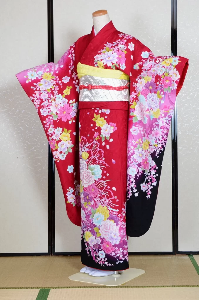 Furisode Kimono FK1-754 Dress Form
