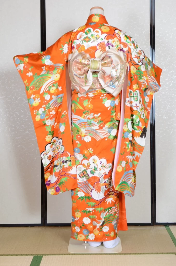 Furisode Kimono FK1-755 Dress Form