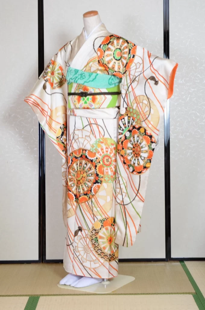 Furisode Kimono FK1-563 Dress Form