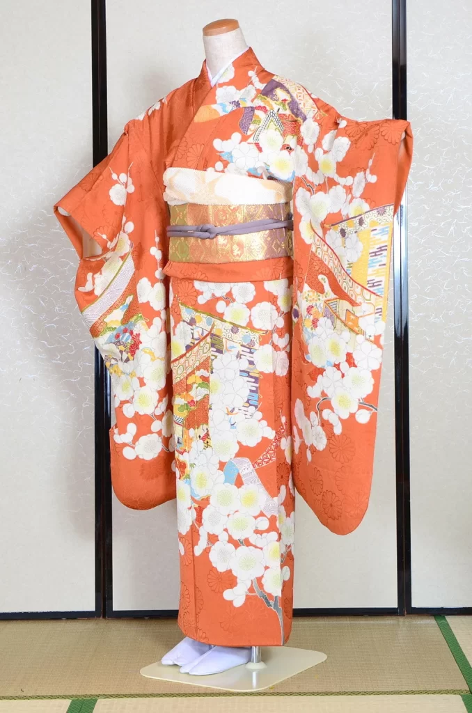 Furisode Kimono FK1-323 Dress Form