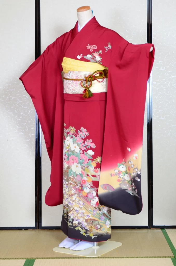 Furisode Kimono FK1-363 Dress Form