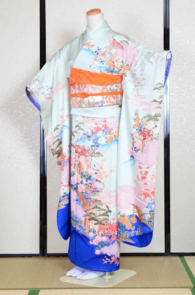 Furisode Kimono FK1-364 Dress Form