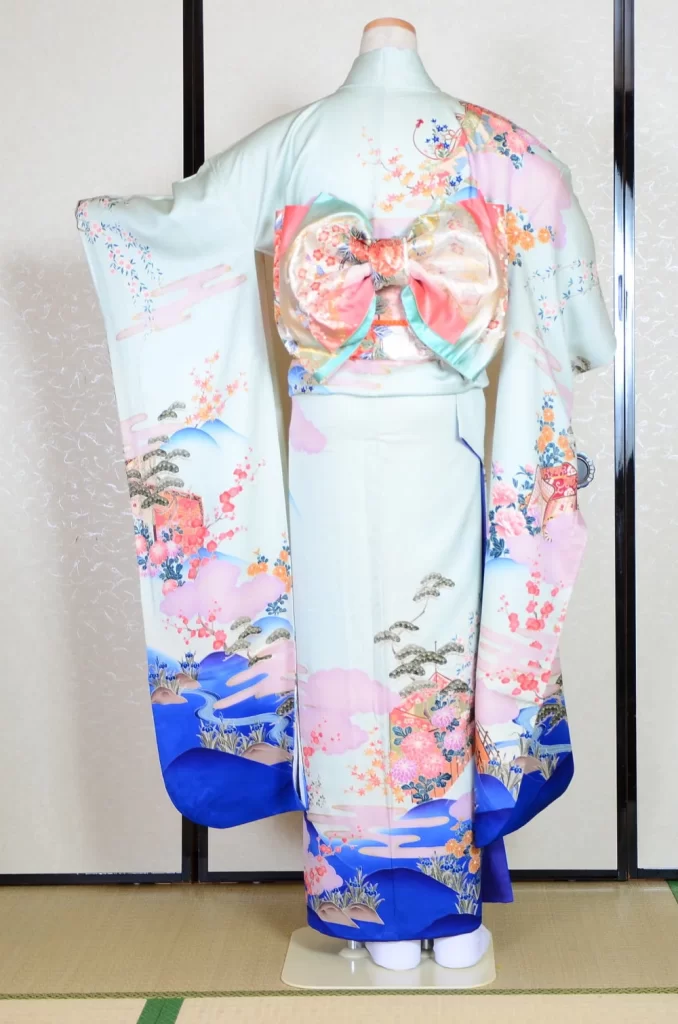 Furisode Kimono FK1-364 Dress Form