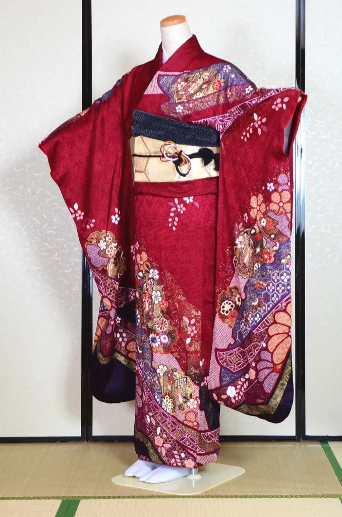 Furisode Kimono FK1-371 Dress Form