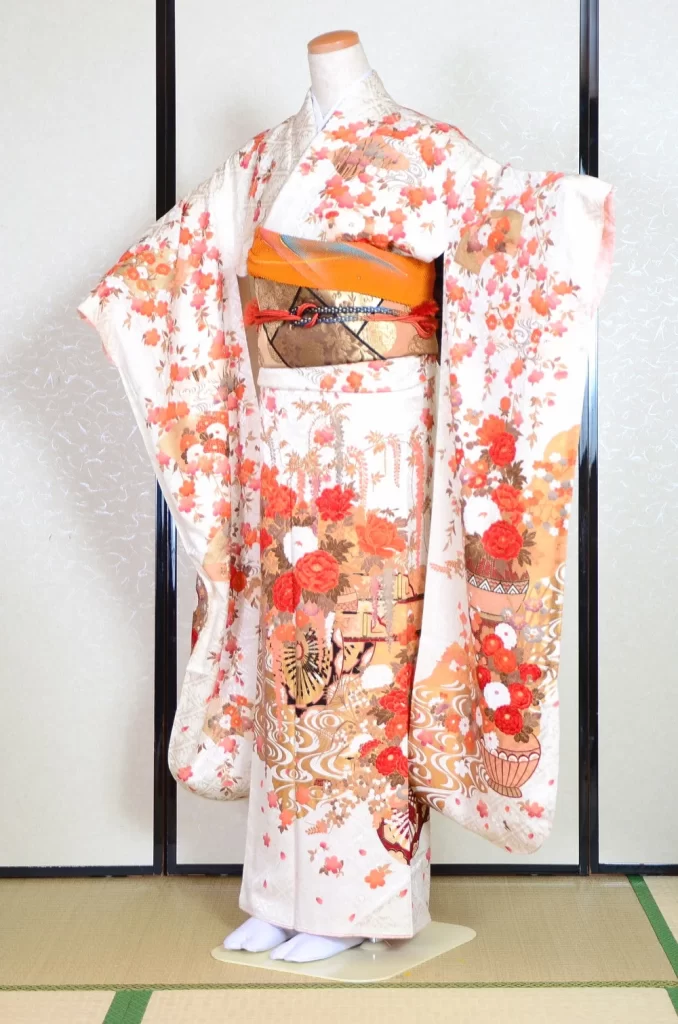 Furisode Kimono FK1-377 Dress Form