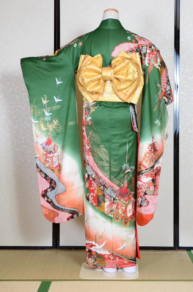 Furisode Kimono FK1-384 Dress Form