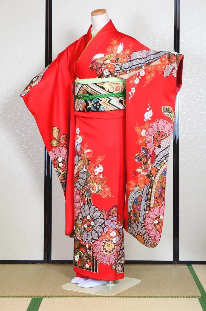 Furisode Kimono FK1-387 Dress Form