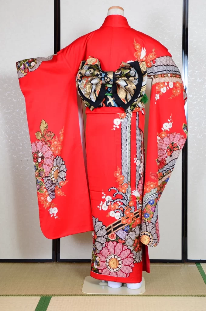 Furisode Kimono FK1-387 Dress Form