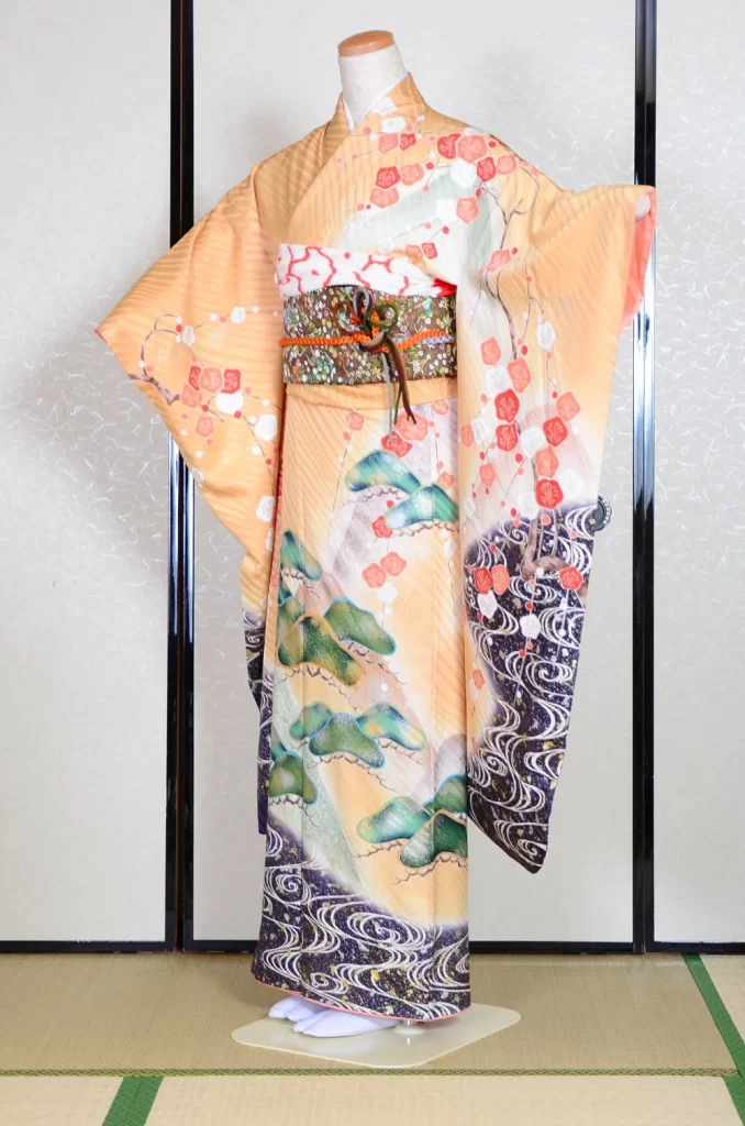 Furisode Kimono FK1-391 Dress Form