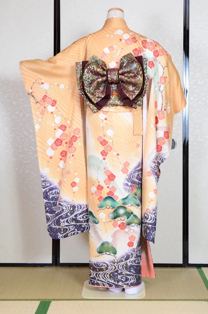 Furisode Kimono FK1-391 Dress Form