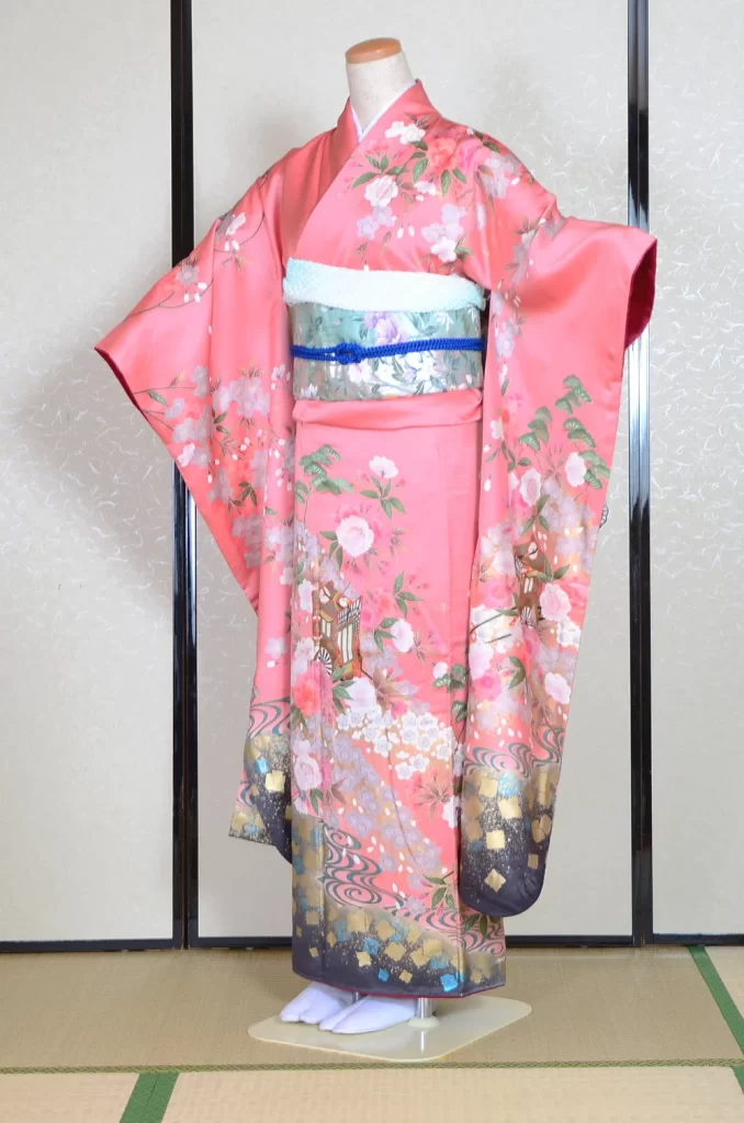 Furisode Kimono FK1-428 Dress Form