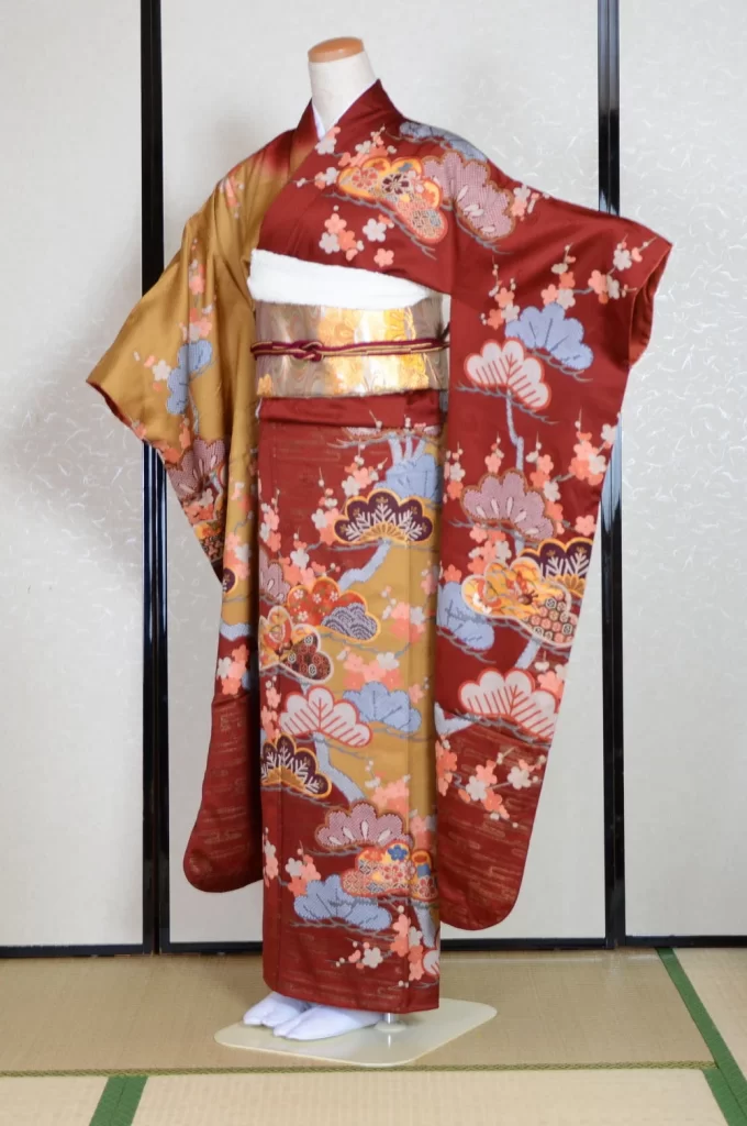 Furisode Kimono FK1-569 Dress Form