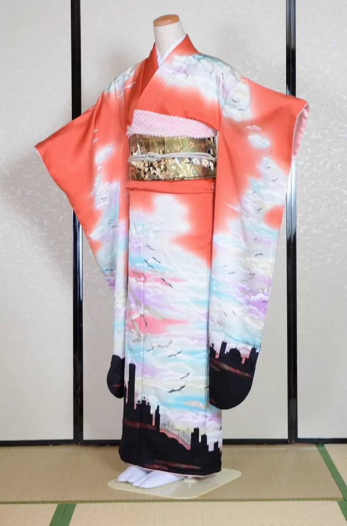 Furisode Kimono FK1-570 Dress Form