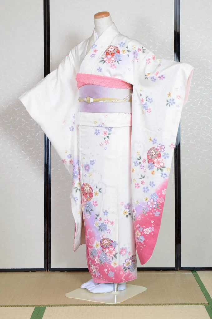 Furisode Kimono FK1-582 Dress Form