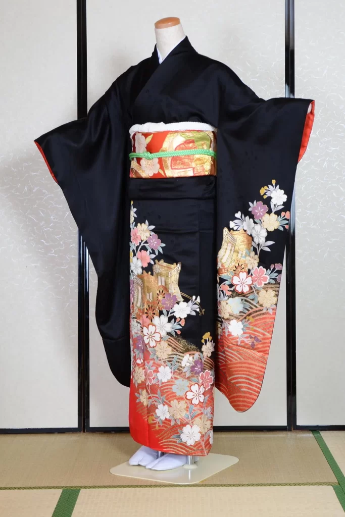 Furisode Kimono FK1-544 Dress Form