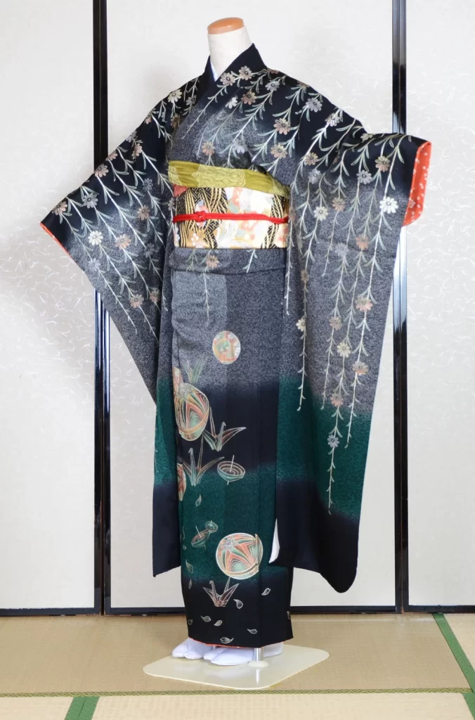 Furisode Kimono FK1-588 Dress Form