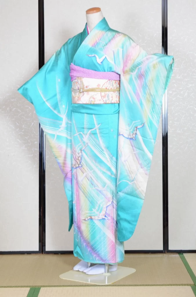 Furisode Kimono FK1-589 Dress Form