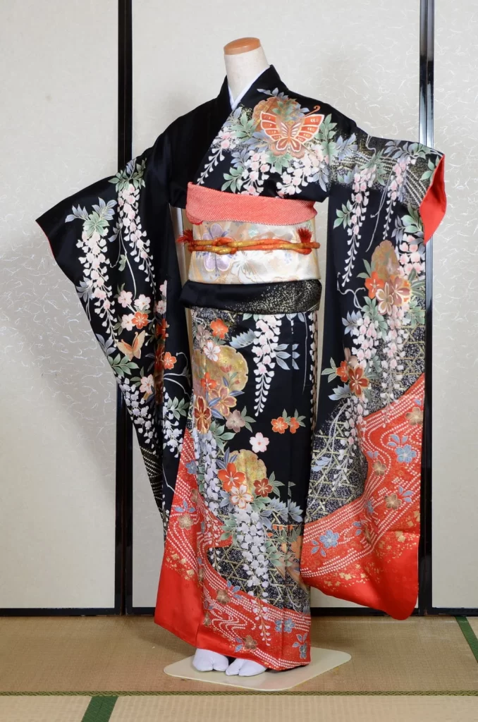 Furisode Kimono FK2-219 Dress Form