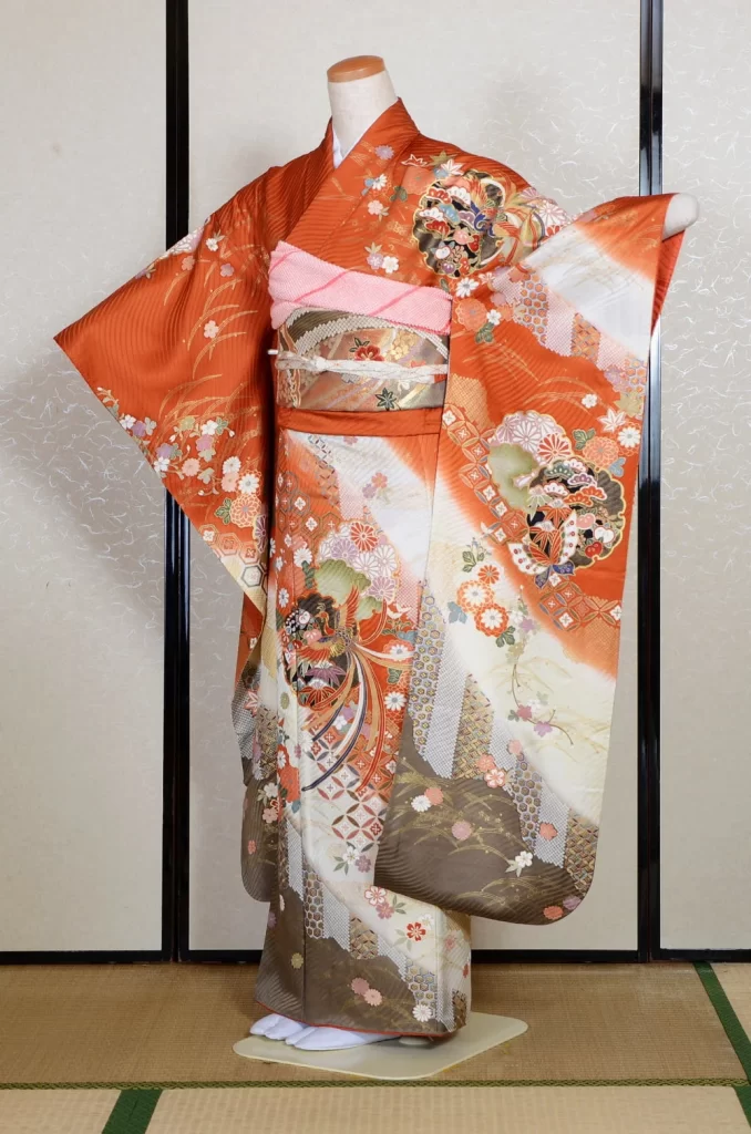 Furisode Kimono FK2-246 Dress Form