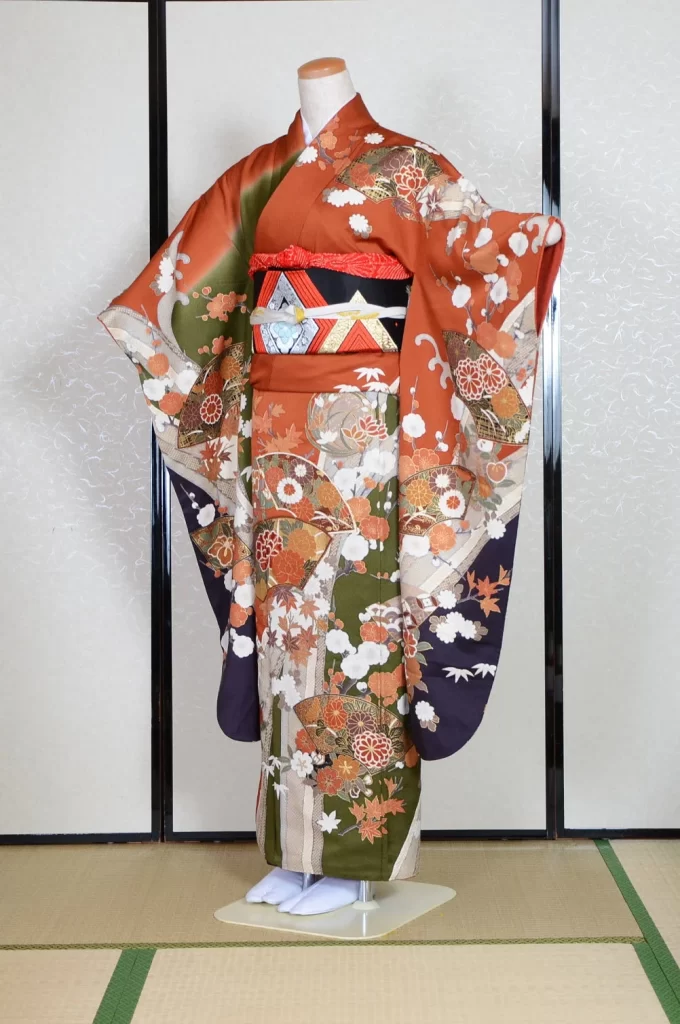 Furisode Kimono FK1-537 Dress Form